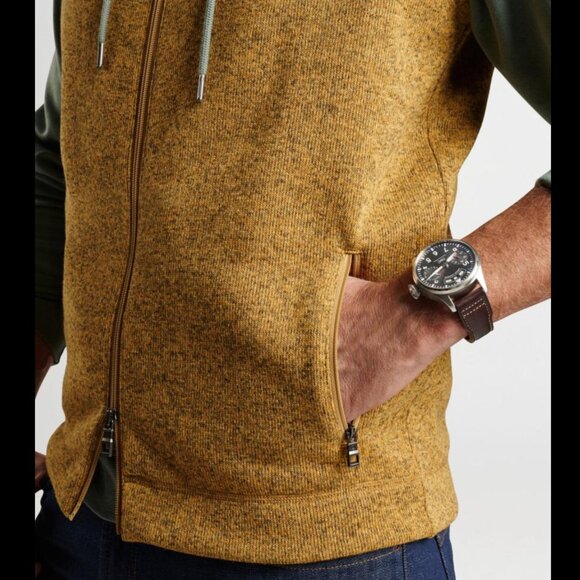 Peter Millar Crown Sweater Fleece Vest Golf Warm Layering Small NWT - Picture 2 of 10